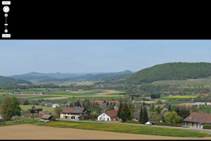 Blick auf Stein am Rhein,
                                          Hohenklingen und Hegau